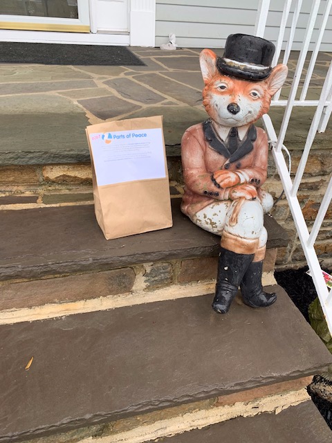 Photo of Emergency Hygiene Kit delivered to client during COVID-19 Pandemic
